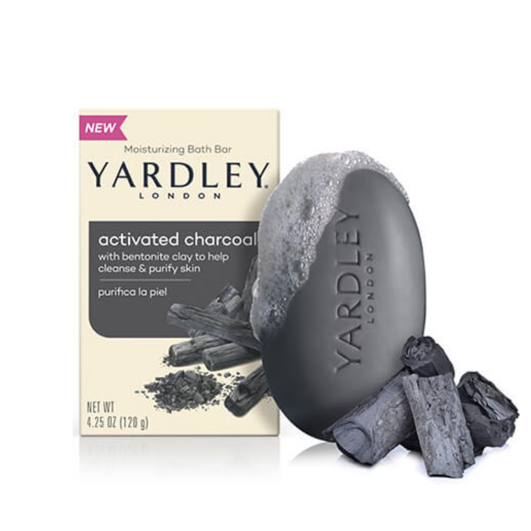 Yardley Jabón en Barra Carbón Activado 120g