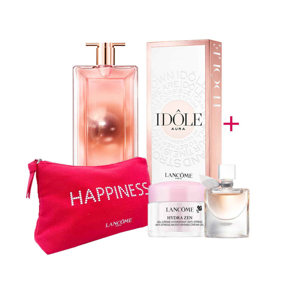 Set Lancome Idole Aura 100ml EDP + 2PCS + Pouch