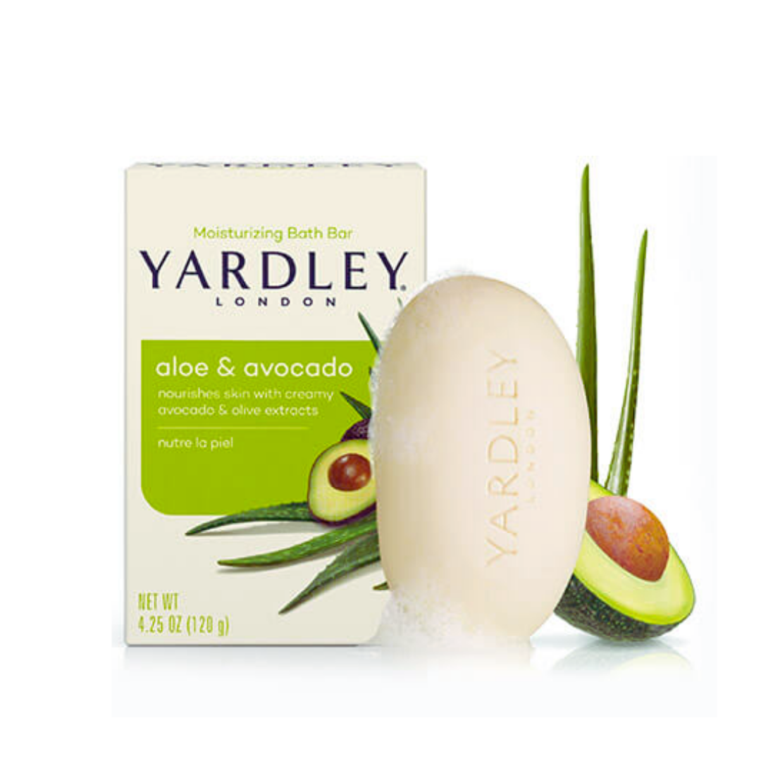 Yardley Jabón en Barra Áloe y Avocado 113g