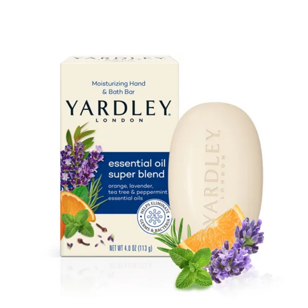 Yardley Jabon en Barra Essential Oil Bath Bar 113 gr