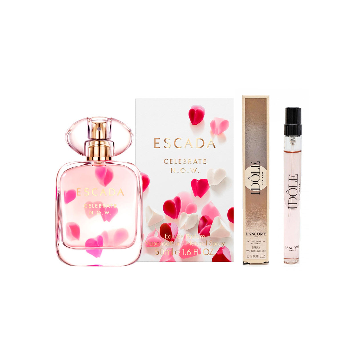 Set Escada Celebrate N.O.W EDP 80 ml + Idole L´intense EDP 10 ml