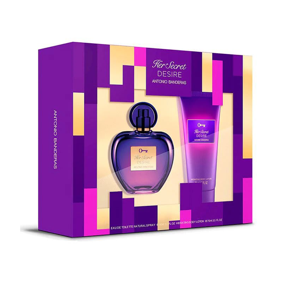 AB Her Secret Desire Set 2 Pzas 80 ML EDT + B/L 75 ML